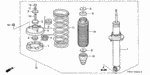 52623SL0003 - Chassis: CAP, RR. SHOCK ABSORBER for Acura Image