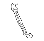 LR014311 - Engine: Resonator Bracket for Land Rover: Defender 110, Defender 130, Defender 90, Discovery, LR4, Range Rover, Range Rover Sport Image