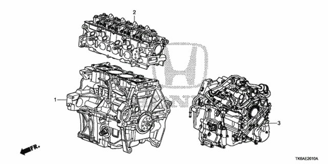 Engine Assy. - Transmission Assy. for 2013 Honda Fit #0