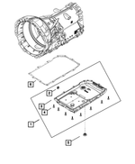 68145443AB - Transmission: Fill Plug for Chrysler: 300 | Dodge: Challenger, Charger, Durango | Jeep: Gladiator, Grand Cherokee, Grand Cherokee L, Grand Cherokee WK, Grand Wagoneer, Wagoneer, Wrangler | Ram: 1500, 1500 Classic, 2500, 3500 Image image