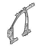 71202S2300 - Body: Inner Aper Panel for Hyundai: Santa Fe Image