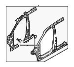 71110S2000 - Body: Aperture Reinforced for Hyundai: Santa Fe Image