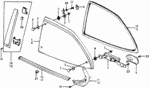 93600050120G - : Screw, Flat (5X12) for Honda Image