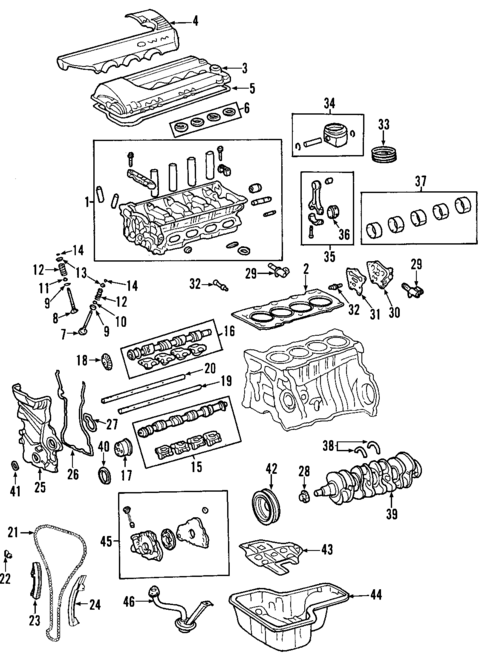 Oil Pan for 2003 Toyota Matrix #0