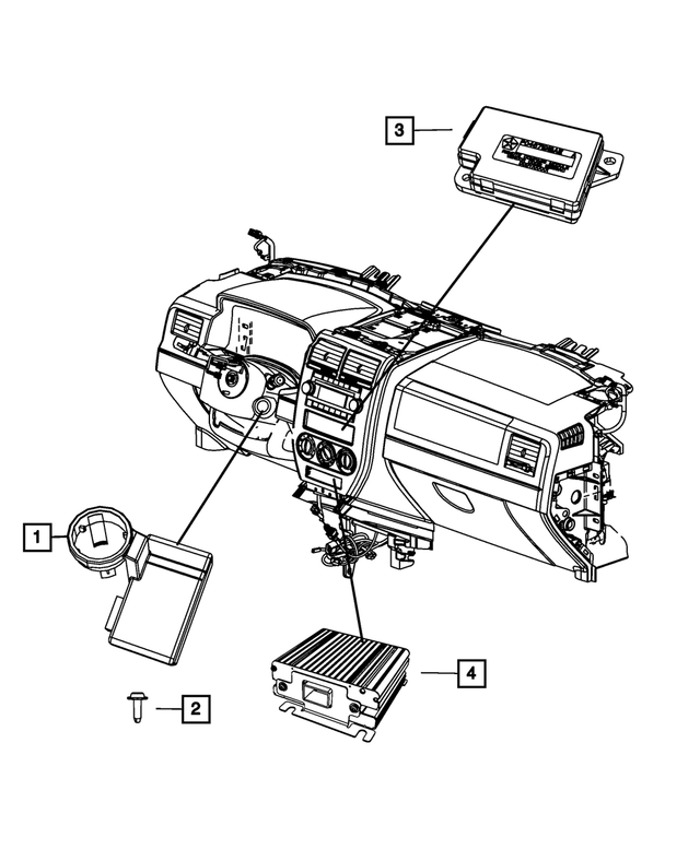 68242169AD - Electrical: Receiver Module for Mopar Image