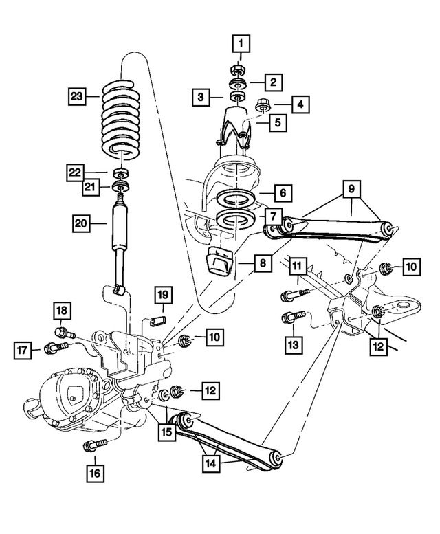 6503029 - Front Suspension &amp; Drive: Hex Nut, Upper for Mopar Image