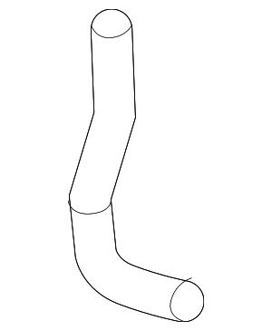 G922J48020 - Cooling System: Drive Motor Inverter Radiator Hose for Toyota: Highlander Image