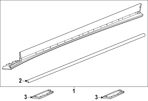 Exterior Trim - Pillars for 2025 Cadillac OPTIQ #0