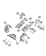 68285214AA - : Splash Shield, Right for Mopar Image