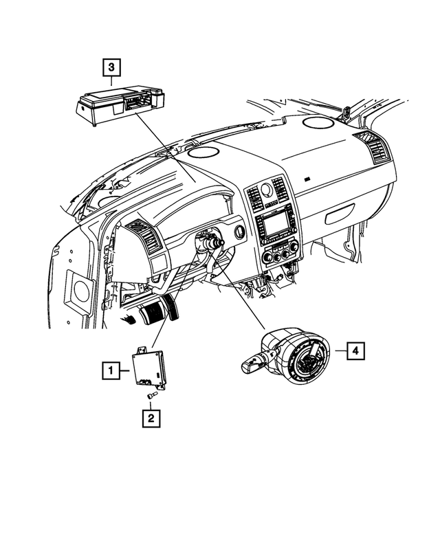 68065943AG - Electrical: Passive Entry Receiver for Mopar Image image
