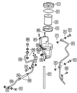 5143543AB - Fuel: Fuel Filter Housing for Mopar Image