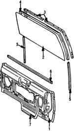 6700889101 - Body: Gate for Toyota: 4Runner Image