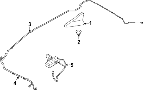Antenna & Radio for 2023 Genesis Electrified GV70 #0