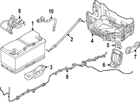 Battery for 2024 BMW 750e xDrive #1