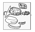 91031AG02BNN - : Mirror Assembly for Subaru: Legacy, Outback Image