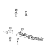 6502832 - Electrical: Hex Flange Head Screw for Chrysler: 200, 300M, Concorde, Pacifica, Sebring, Town &amp; Country, Voyager | Dodge: Avenger, Caravan, Charger, Grand Caravan, Intrepid, Journey, Viper | Jeep: Grand Cherokee, Grand Cherokee L | SRT: Viper Image