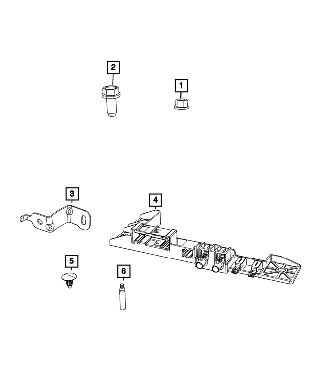 6502832 - Electrical: Hex Flange Head Screw for Mopar Image