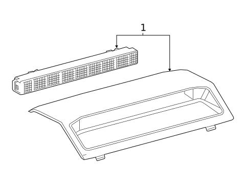 High Mounted Stop Lamp for 2025 Toyota Corolla #0