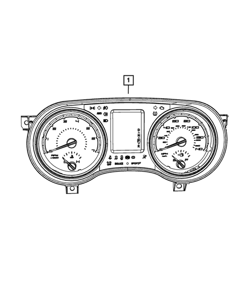 Instrument Panel Cluster for 2013 Dodge Charger #0