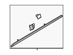87721T1001 - Body: Body Side Molding for Hyundai Image
