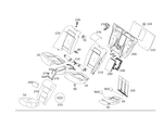 2129704700 - Rear Seat: Adjustment for Mercedes-Benz Image