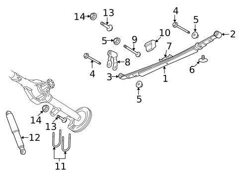 Rear Suspension for 2007 Dodge Ram 1500 #0