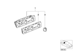 64116931839 - Heater and Air Conditioning: Air Conditioning Control for BMW Image
