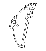 6980176011 - : Window Regulator for Lexus: UX200, UX250h, UX300h Image