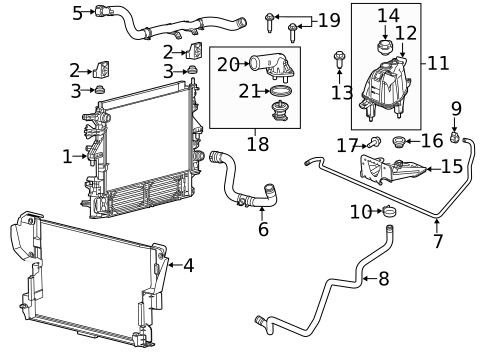 Thermostat & Housing for 2022 Ram ProMaster 2500 #0
