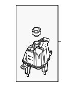 57008689AB - Cooling System: Expansion Tank for Ram: ProMaster 1500, ProMaster 2500, ProMaster 3500 Image