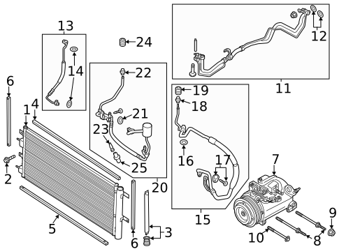 Hardware, Fasteners & Fittings for 2014 Lincoln MKZ #0