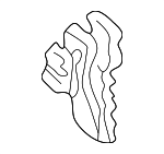 37133687BA - Engine: Connector Hose Retainer for Volkswagen Image