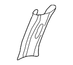 5GS43TL2AE - Body: Rear Pillar Trim for Dodge: Ram 1500, Ram 2500, Ram 3500 Image