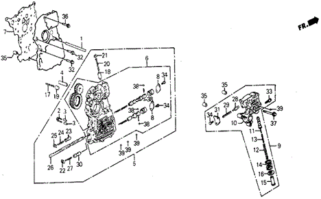 3AT Main Valve Body for 1984 Honda Civic #0