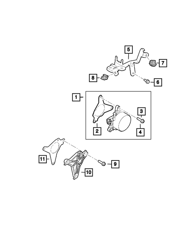 68460642AA - Brakes: Vacuum Pump for Mopar Image