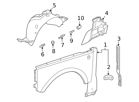 Fender & Components for 2010 Land Rover Range Rover #0