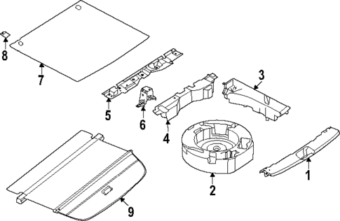 Interior Trim - Rear Body for 2025 Nissan Murano #0