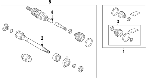 Axle Shafts & Joints for 2024 Lexus NX350h #0