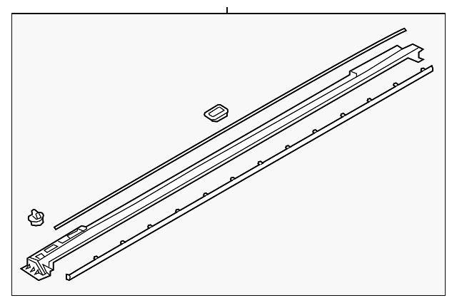 2016-2023 Mazda CX-9 Rocker Molding TK48-51-P40B | OEM Parts Online