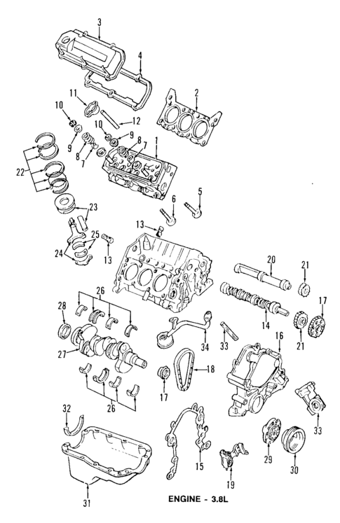 Oil Pump for 2001 Ford Windstar #0