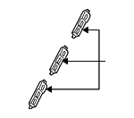 91570TA5A01 - Body: Roof Molding Retainer for Honda: Accord, Accord Crosstour, CR-V, Crosstour Image