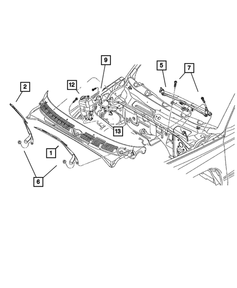Windshield Wiper and Washer Systems for 2002 Dodge Dakota #0