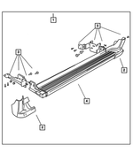 82202701 - Mopar Accessories - Component Parts: Full Running Board Kit for Mopar Image