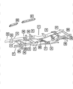 52020237AH - Frames and Bumpers: Chassis Frame Assembly for Mopar Image