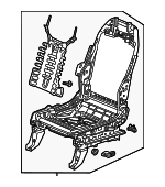 81526THRA01 - Body: Seat Frame for Honda: Odyssey Image