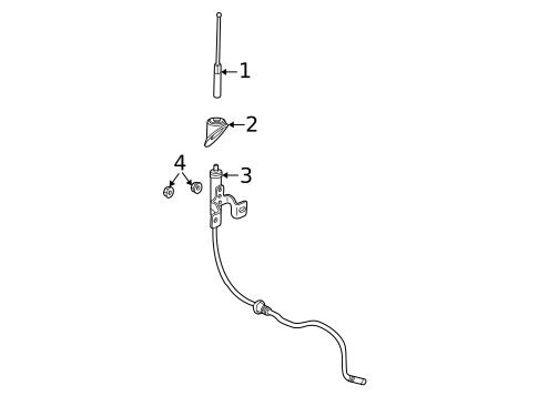 Antenna & Radio for 2005 Saturn Vue #0