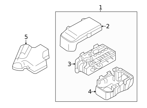 Electrical Components for 2012 Hyundai Veracruz #1