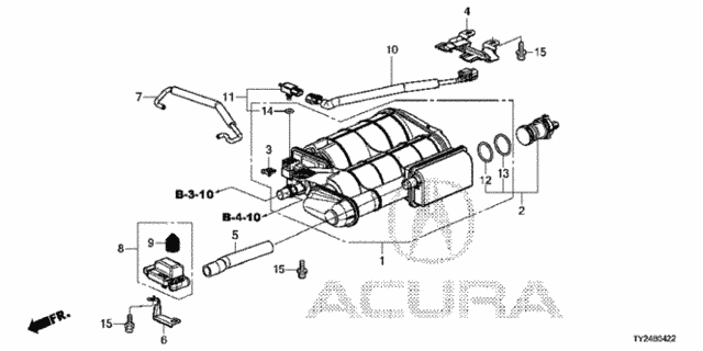 Canister (4WD) for 2017 Acura RLX #0