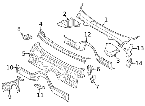 Cowl for 2020 BMW 540i #0