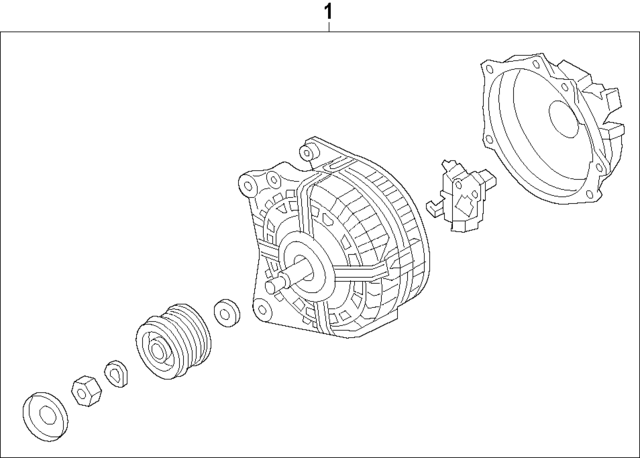 6L903024K - Electrical: Alternator for Audi Image